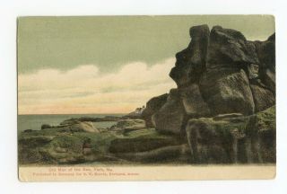 Postcard Old Man Of The Sea York Me Maine Standard View Card