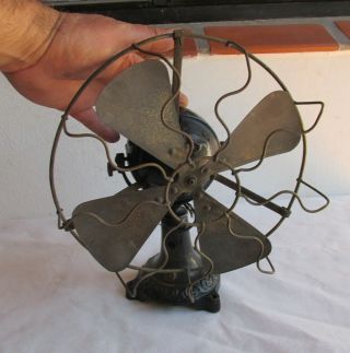 Very Early Miniature Non Ventilated Ball Motor Marelli Electric Fan,  For Restore