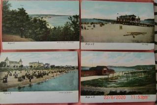 Germany Rugen Binz Goehren 8 Old Postcards C 1905