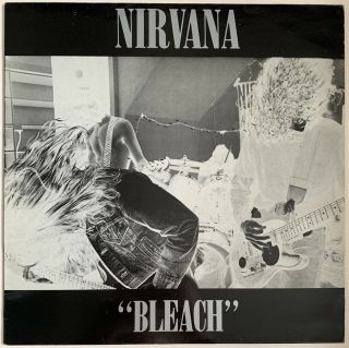 Nirvana Bleach Lp Tupelo Uk 1989 First Press A1/b1 Matrix Mpo Pro Cleaned