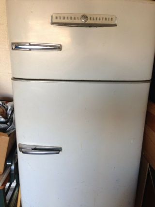Vintage Ge Refrigerator 1950 