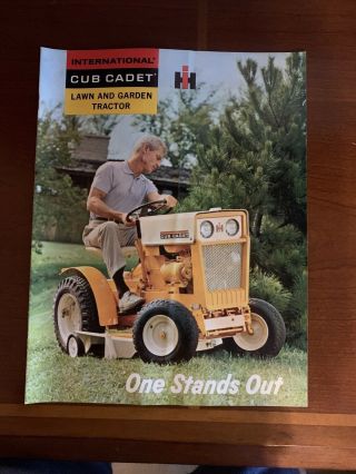 Ih Cub Cadet Lawn And Garden Tractor Brochure (models 100 And 70)