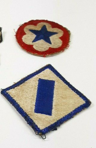 2 Wwii U.  S.  Army Patches Army Service Forces And 1st Service Command