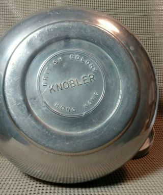 Mid 20thC Knobler Viking British Colony Hong Kong Aluminum Kettle Teapot,  NR 2