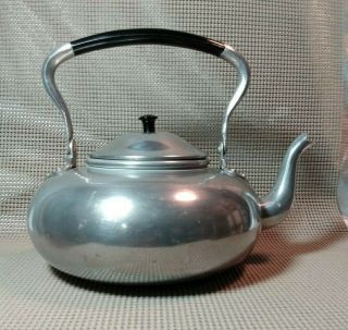 Mid 20thC Knobler Viking British Colony Hong Kong Aluminum Kettle Teapot,  NR 3