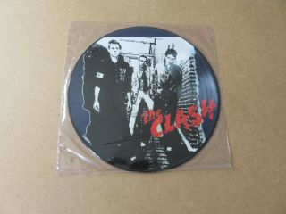 The Clash S/t Debut Epic Blue Canadian Picture Disc Pressing Lp 36060p