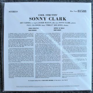 Sonny Clark Cool Struttin ' Music Matters 45rpm Blue Note 2