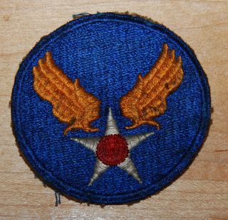 Wwii Us Army Air Force Patch 1939 - 45 Ww2 Felt - Air Corp - Sleeve Insignia