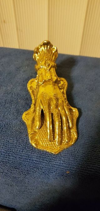 Vintage Victorian Figural Lady’s Hand Paper Clip Made In Japan