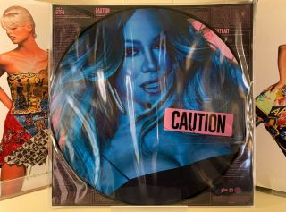 Mariah Carey Caution 12 " Lp Vinyl Picture Disc Numbered