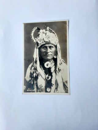 Old Postcard Canadian Indian Chief Canada