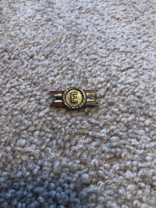 Ww2 Army Navy Production Award Pin Sterling Silver