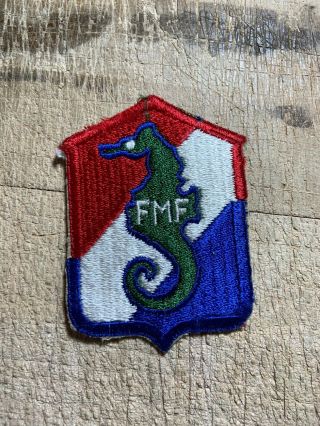 Wwii/post/1950s? Us Marines Patch - Fmf 13th Defense Battalion - Usmc