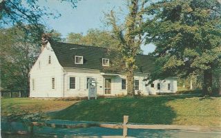 Old Postcard,  Middletown,  N.  J.  Marlpit Hall 1756 Colonial Home Postally