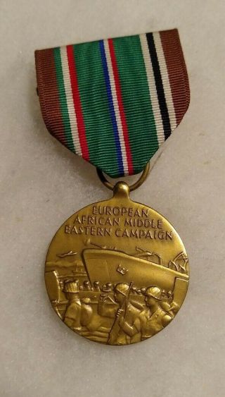 Ww2 Us European African Middle Eastern Campaign Medal