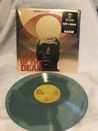 John Harrison George A Romero Day Of The Dead Waxworks Vinyl Lp 2014 Zombie Skin