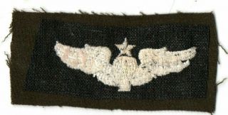 World War II US Army Air Force SENIOR BALLOON Pilot Badge Patch 2