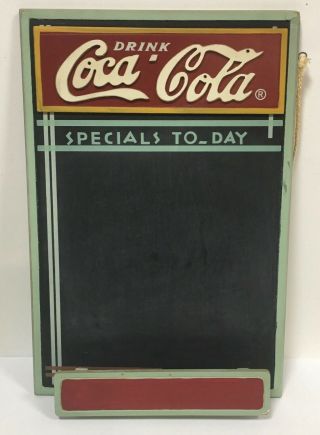 Wooden Drink Coca Cola Specials To - Day Menu Board Chalkboard