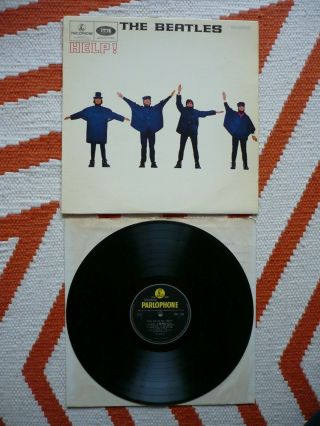 The Beatles Help Vinyl Uk 1965 Palophone Mono 1st Press 2/2 Kt Lp Audio