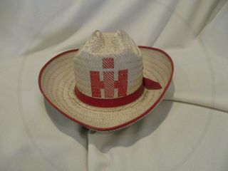Vintage Ih International Harvester Straw Hat