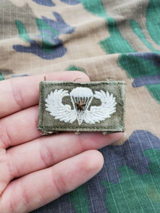 Wwii Us Army Airborne Infantry Jump Wings Cloth Patch Battle Star
