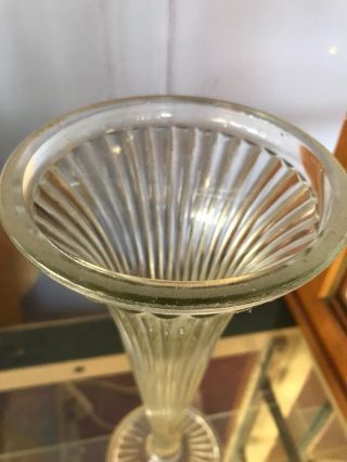 Vintage 1920’s Soda Fountain Glass Shelf Support Or Hat Stands 12”.