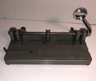 Vintage Wilson & Jones Hummer Three Hole Punch Collectible Made In Usa 314