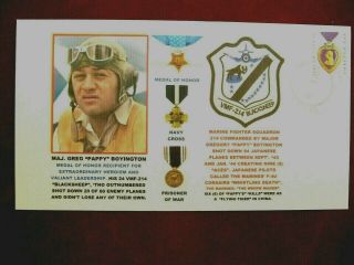 " Pappy " Boyington,  Marine Ace 28 Kills,  Black Sheep Squadron,  Pow Medal Of Honor