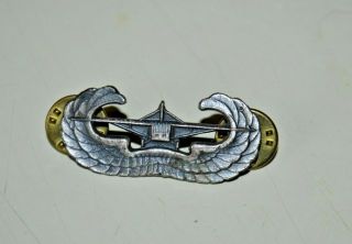 Ww2 Us Army Airborne Glider Wings Pin Back Marked V - 21