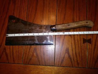 Massive 17 1/2 In Long Dexter Meat Cleaver 10 Inch Blade 54710 Over 3 Pounds