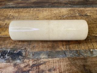Antique Vintage Primitive Stoneware Pottery Ceramic Country Style Rolling Pin