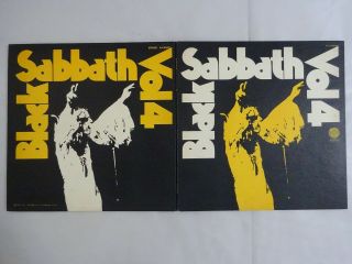 Black Sabbath Vol 4 Vertigo Rj - 5049 Japan Promo Vinyl Lp