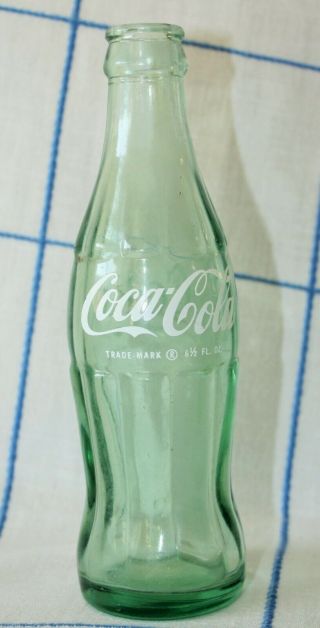 Vintage Hobble - Skirt Coca - Cola Bottle Acl 6 1/2 Oz.  C.  1957 Freeship