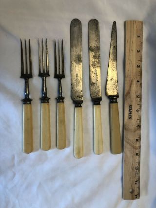 Vintage Antique Joseph Rodgers & Sons Cutlers To Her Majesty Flatware