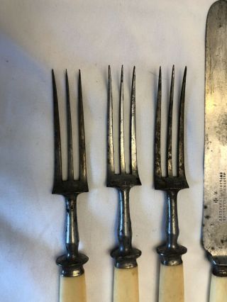 Vintage Antique Joseph Rodgers & Sons Cutlers To Her Majesty Flatware 3