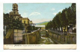 Funchal,  Madeira - Ribeira De Sta Luzia,  River Drainage Channel - Old Postcard