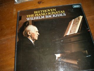 Beethoven Piano Sonatas Backhaus/10 Lp Box Decca Sxla 6452/61 Stereo 1ed.  Nm