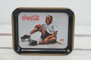 Vintage 1999 Coca - Cola Metal Collector Tray Summer Smiles Exc Cond.  13 " X 11 "