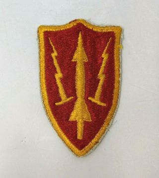 Vtg Wwii Ww2 Us Army Military Air Defense Artillery Command Embroidered Patch