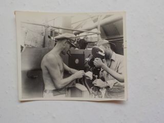Wwii Photo Servicemen Fixing Video Camera Ww11 Ww Ii War Air Force Vtg Image Ww2