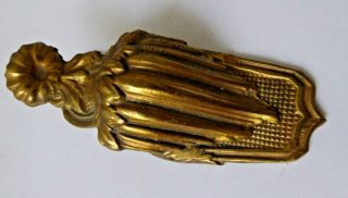 Antique 19th Century Merry Phipson Brass Paperclip Letter Clip