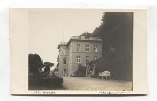 Helsingor - Marienlyst - Large House / Palace - Old Denmark Real Photo Postcard