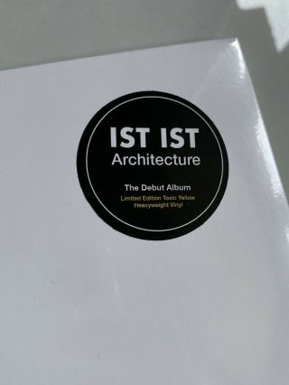 Ist Ist (for Fans Of Idles) “architecture” Toxic Coloured Vinyl Lp As