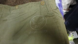 WWII A - 8? ARMY AIR FORCES FLIGHT PANTS 3