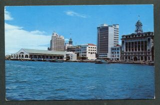Old Malaya Singapore Postcard - @ Waterfront Skyline,  Singapore @ @ (5)