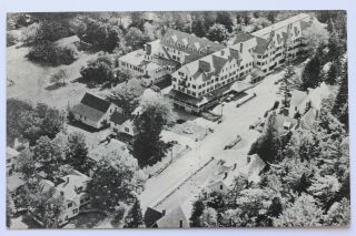 Old Albertype Postcard Aerial View Of The Malvern Hotel,  Bar Harbor,  Maine