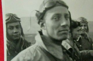 WWII German Photo Combat Soldiers pilots with flight helmets 2
