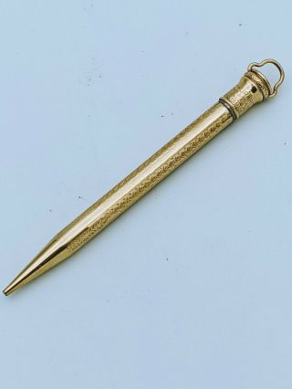 Shur - Rite Gold Filled Mechanical Pencil Antique 1920’s,