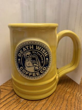 2019 Death Wish Coffee Mug Rosie The Riveter 2218/5000 We Can Brew It.