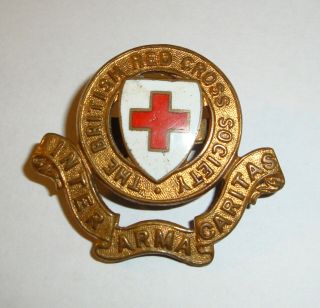Ww Ii Ww2 British Red Cross Society Cap Badge